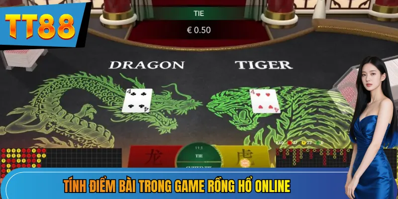 Tính điểm bài trong game Rồng Hổ online